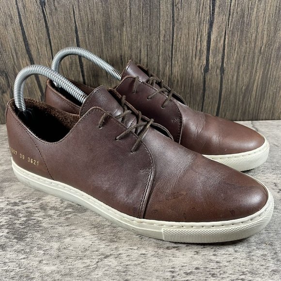 Common Project Achilles Low Shoes Sneakers Brown Leather Size EU39/M7/W9 main image 7